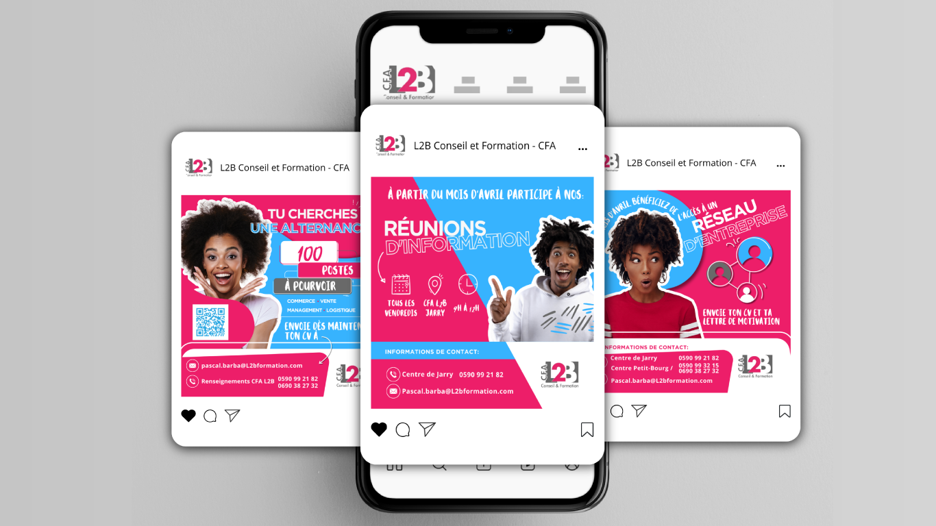 Banner mockup phone