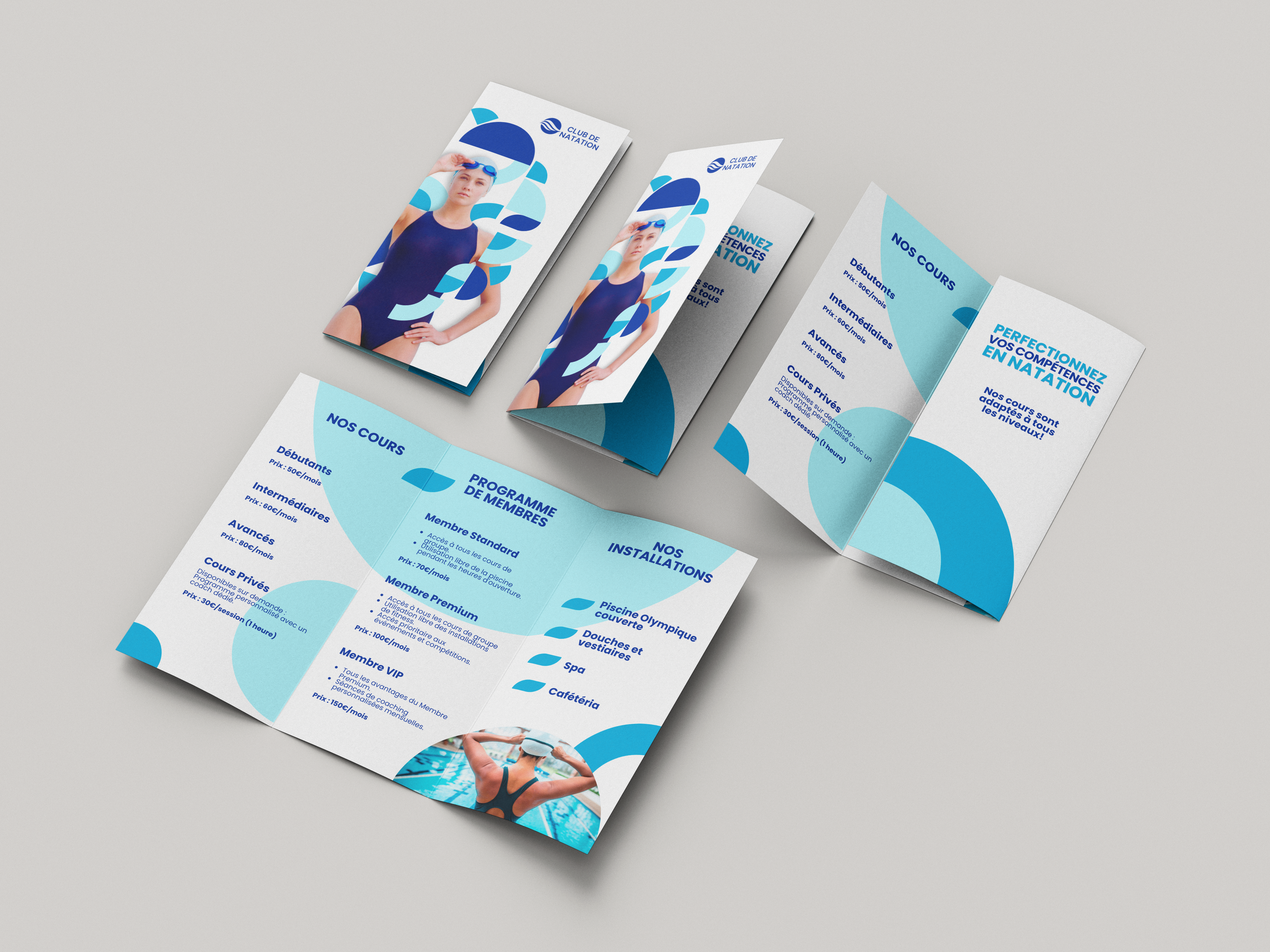 Flyer mockup ensemble